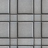 Large Quadratic Gray Pattern Paving Slabs Built of Small Squares and Rectangles.