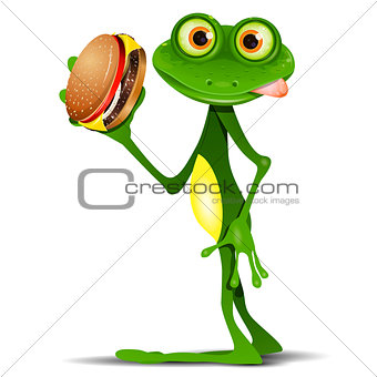 Frog and Cheeseburger