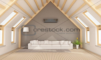 Modern attic
