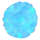 blue watercolor design element