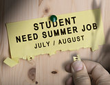 Summer Job, Seasonal Jobs Search