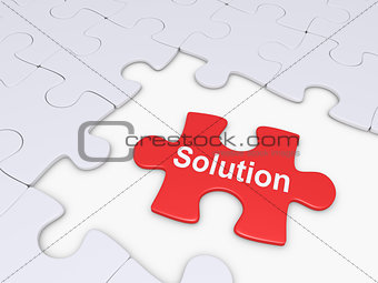 Puzzle piece as solution