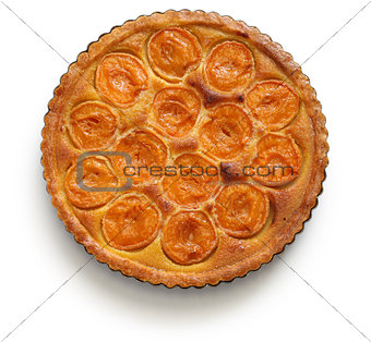 apricot tart, tarte aux abricots