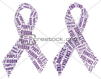 Purple Ribbon campaign - Stop Domestic Violence campign