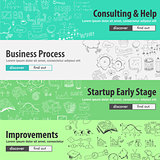 Flat design concepts for startups, consulting,  business
