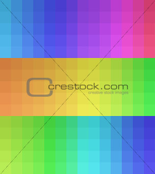 Vector illustration of color palettes 