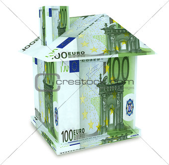 House euro from the money