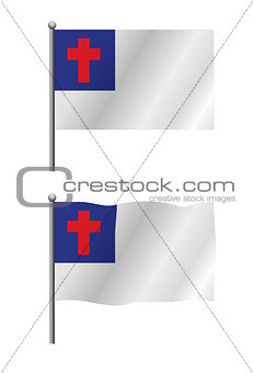 Christian Flag Illustration