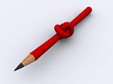 Pencil knoted