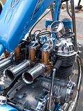 Engine detail of motorcycle