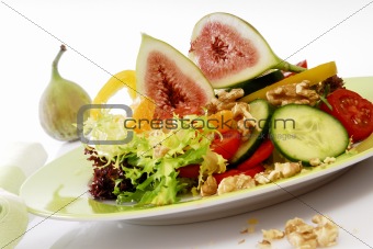 salad with fig