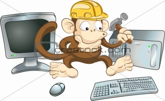 Construction monkey