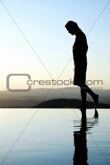 girl on the water