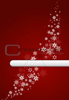 Abstract winter background with place for text. Vector