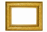 Golden Picture Frame with Ornaments