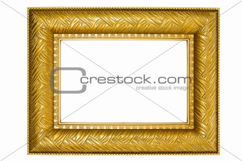 Golden Picture Frame with Ornaments