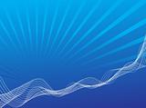 abstract Line art background, stylized waves

