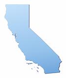 California(USA) map