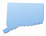 Connecticut(USA) map