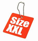 XXL Size Tag 