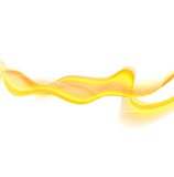 Smooth yellow abstract vector waves web design