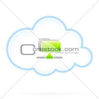 Shared Cloud Folder Icon