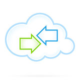 Cloud Computing Icon Communication