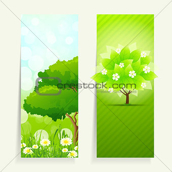 Nature banners