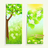 Two Vertical Banners