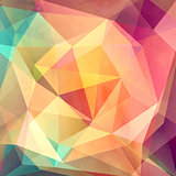 colorful background with polygons