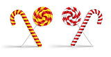 Lollipops and candy canes