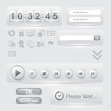 set of user interface elements templates