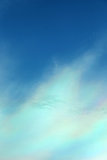 Beautiful iridescent colorful cloud