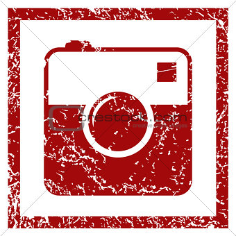 Camera grunge icon