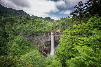 One of top 3 waterfalls in Japan. Kegon Falls, Nikko