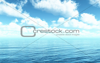 3D sea landscape