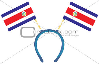 Witty headdress flags Costa Rica