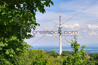 Landscape Broadcasting Tower