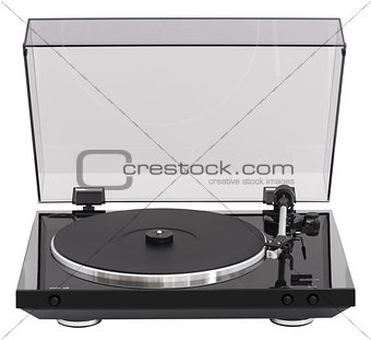 Simple Turntable Isolated on White Background