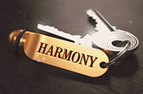 Keys with Word Harmony on Golden Label.