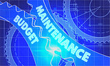 Maintenance Budget on Blueprint of Cogs.