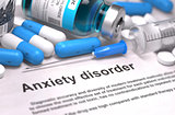 Anxiety Disorder Diagnosis. Medical Concept.
