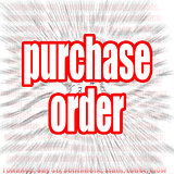 Purchase order word cloud