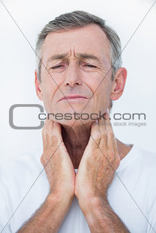 Patient with neck ache