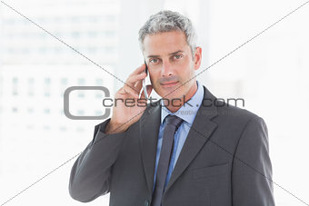 Business man having phone call