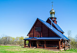 Church Kazanskoy icons Bozhiey Full-grown in Naleskino,Russia