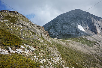 amazing view towards Vihren Peak, Pirin Mountain