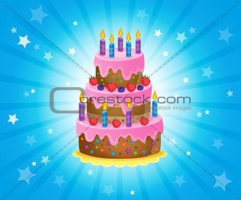 Birthday cake theme image 3