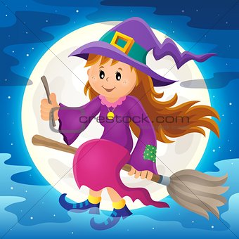 Cute witch theme image 2