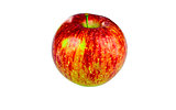 Red Fuji Apple on white background